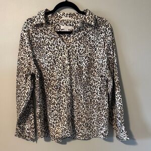 Chico’s No-Iron Cheetah Blouse